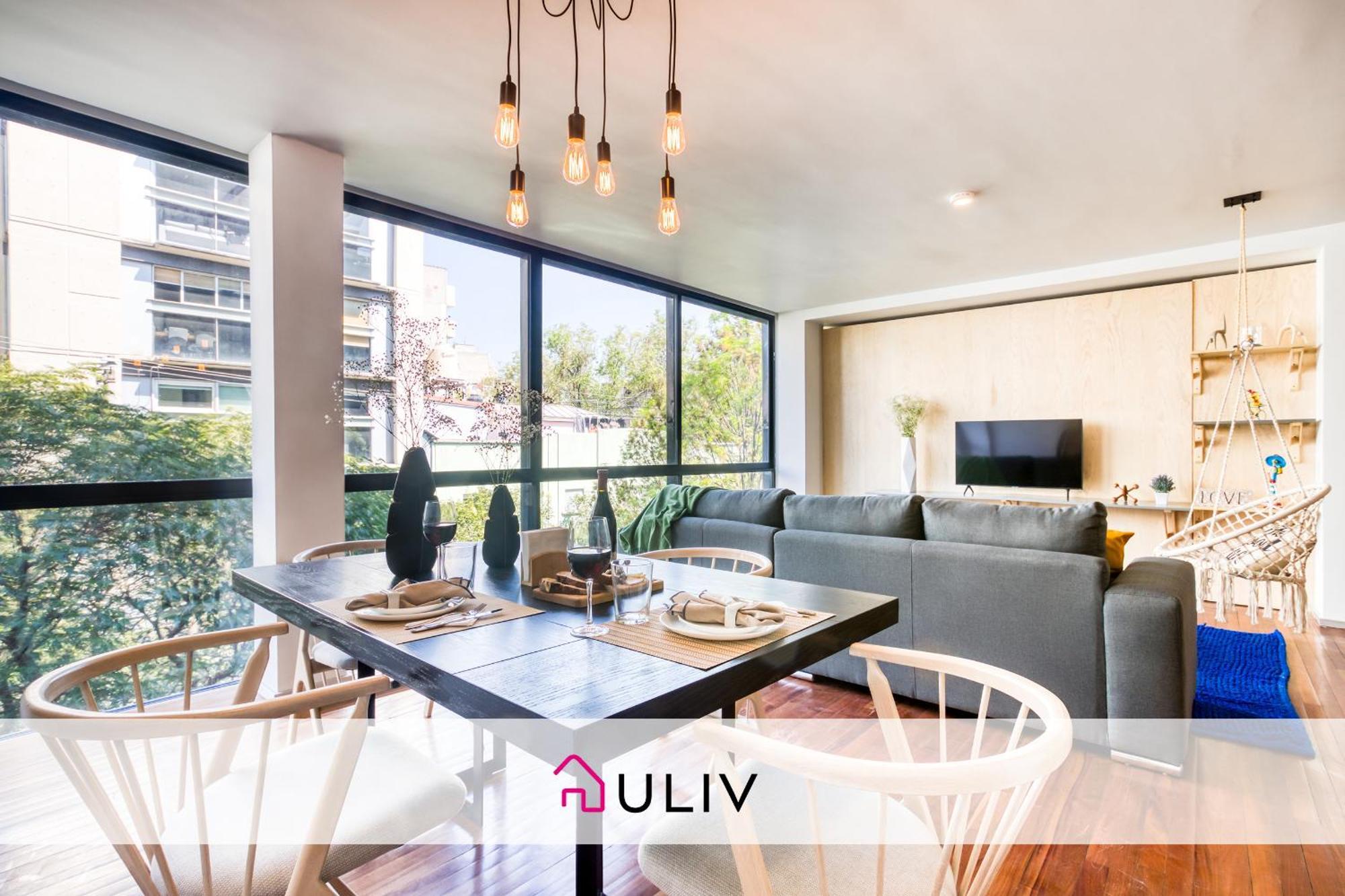 Апартаменты Uliv Condesa Мехико Экстерьер фото